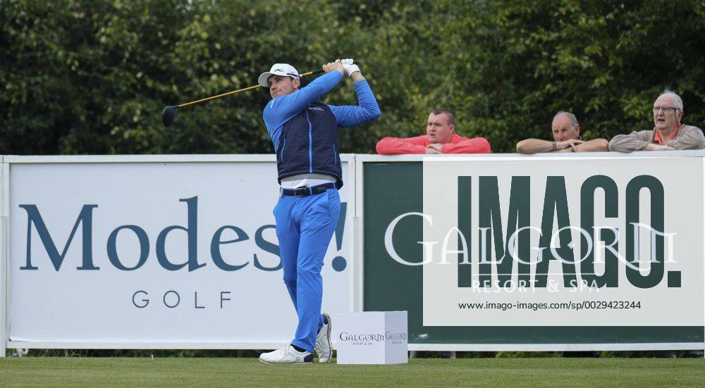 August 10th 2017, Galgorm Castle Golf Club, Galgorm, Northern Ireland; Northern Ireland Open, 1st Round; Joel Girrbach (SUI) hits his tee shot on the 1st Cookex ActionPlus11914061