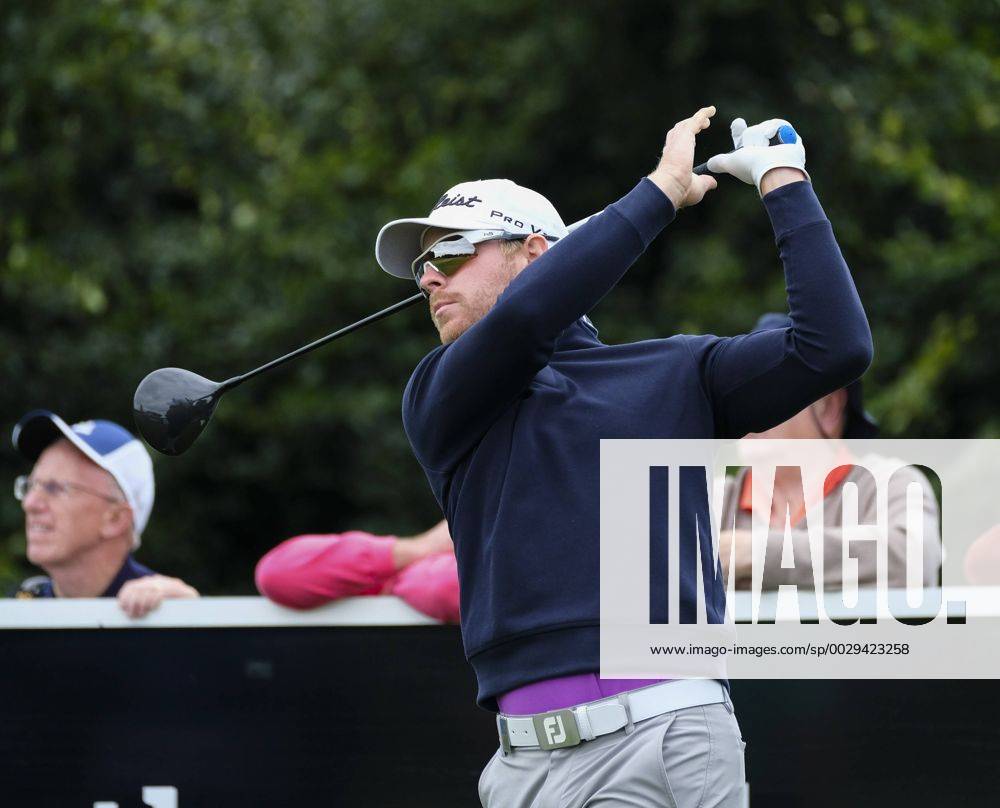 August 10th 2017, Galgorm Castle Golf Club, Galgorm, Northern Ireland; Northern Ireland Open, 1st Round; Jens Dantorp (SWE) plays his tee shot from the 1st Cookex ActionPlus11914082