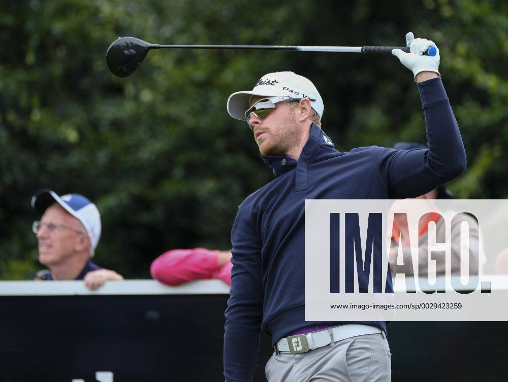August 10th 2017, Galgorm Castle Golf Club, Galgorm, Northern Ireland; Northern Ireland Open, 1st Round; Jens Dantorp (SWE) reacts to his first tee shot Cookex ActionPlus11914083