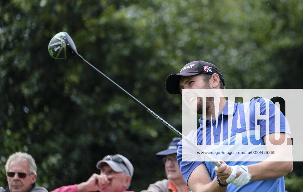 August 10th 2017, Galgorm Castle Golf Club, Galgorm, Northern Ireland; Northern Ireland Open, 1st Round; Martin Ovesen (DEN) reacts to his opening tee shot Cookex ActionPlus11914084