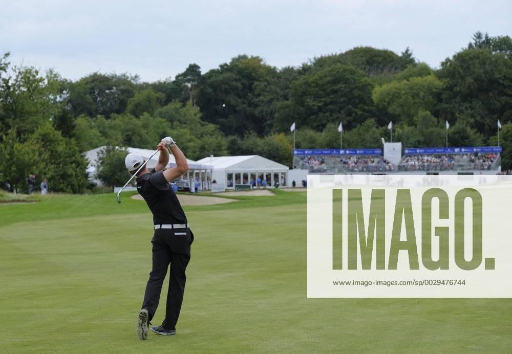 August 13th 2017, Galgorm Castle Golf Club, Galgorm, Northern Ireland; Northern Ireland Open, 4th Round, The Sunday Shootout; Robin Sciot-Siegrist (FRA) on his approach to the 6th hole green during Shootout Sunday Cookex ActionPlus11916351