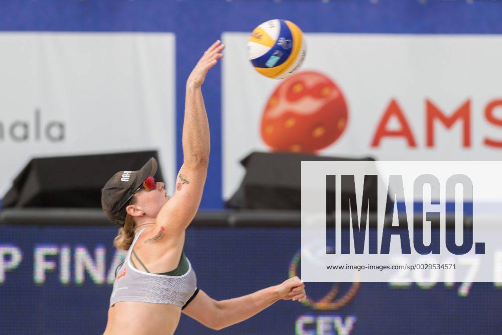 2017 CEV Beach volleyball Beachvolleyball European Championship EM Europameisterschaft Final Jurmala am 19.08.2017 Julia SUDE (GER); 2017 CEV Beach Volleyball European Championship Final Jurmala am 19.08.2017, Jurmala (Lettland).