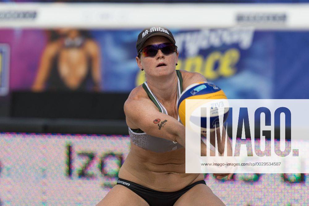 2017 CEV Beach volleyball Beachvolleyball European Championship EM Europameisterschaft Final Jurmala am 19.08.2017 Julia SUDE (GER); 2017 CEV Beach Volleyball European Championship Final Jurmala am 19.08.2017, Jurmala (Lettland).