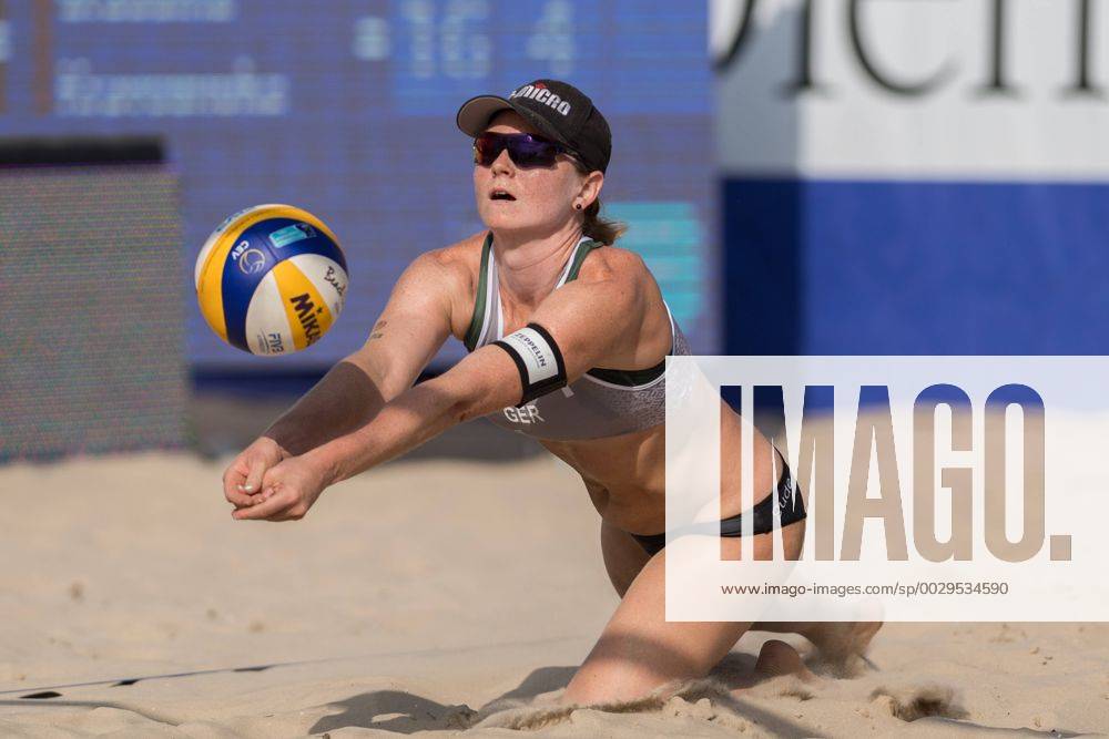 2017 CEV Beach volleyball Beachvolleyball European Championship EM Europameisterschaft Final Jurmala am 19.08.2017 Julia SUDE (GER); 2017 CEV Beach Volleyball European Championship Final Jurmala am 19.08.2017, Jurmala (Lettland).