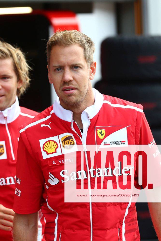 Sebastian Vettel (GER) Scuderia Ferrari SF70H Belgian Grand Prix, Spa-Francorchamps 24 - 27 August 2017 24.08.2017 - Sebastian Vettel (GER) Scuderia Ferrari SF70H