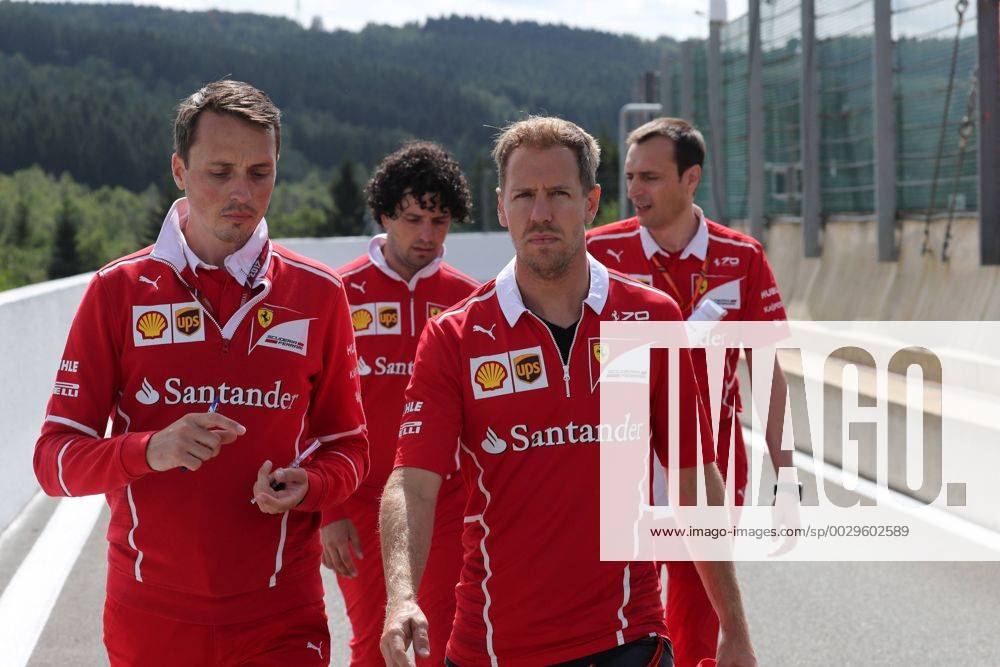 Sebastian Vettel (GER) Scuderia Ferrari SF70H Belgian Grand Prix, Spa-Francorchamps 24 - 27 August 2017 24.08.2017 - Sebastian Vettel (GER) Scuderia Ferrari SF70H