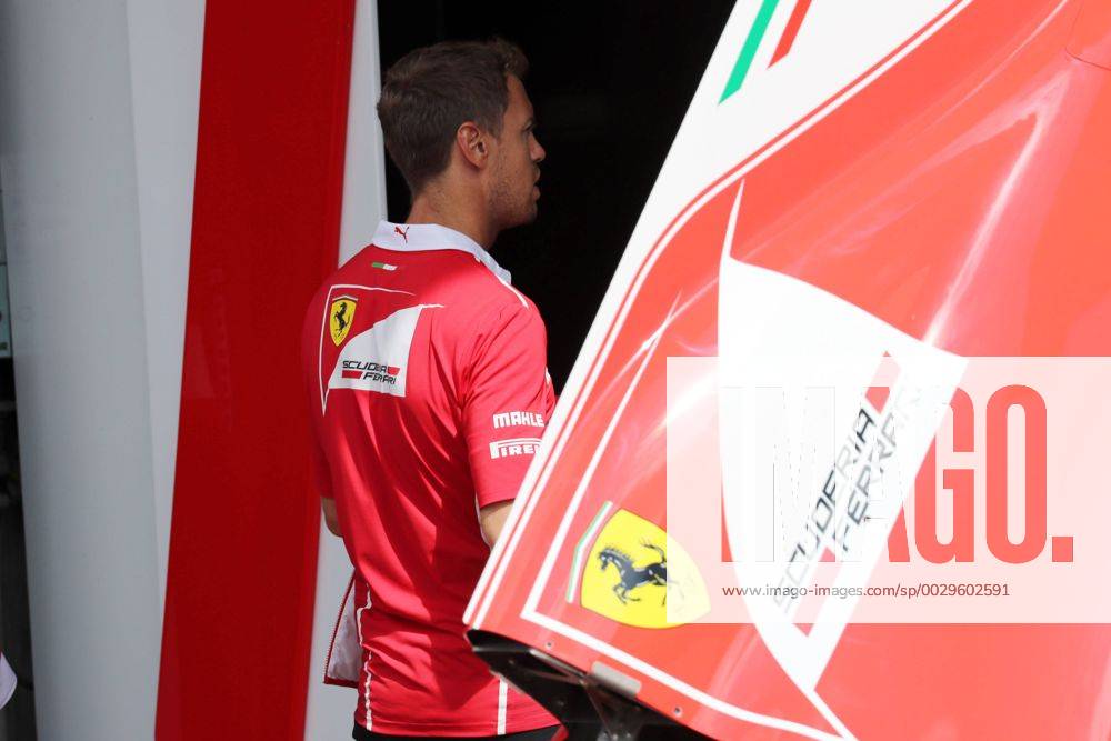 Sebastian Vettel (GER) Scuderia Ferrari SF70H Belgian Grand Prix, Spa-Francorchamps 24 - 27 August 2017 24.08.2017 - Sebastian Vettel (GER) Scuderia Ferrari SF70H