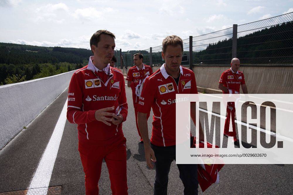 Sebastian Vettel (GER) Scuderia Ferrari SF70H Belgian Grand Prix, Spa-Francorchamps 24 - 27 August 2017 24.08.2017 - Sebastian Vettel (GER) Scuderia Ferrari SF70H
