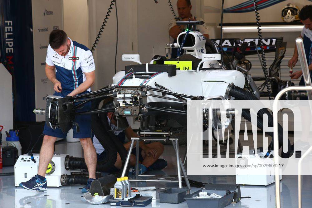 Williams FW40 Belgian Grand Prix, Spa-Francorchamps 24 - 27 August 2017 24.08.2017 - Williams FW40