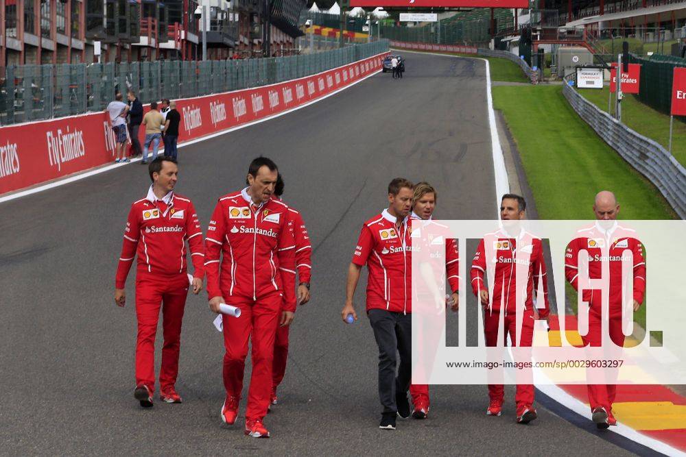 Sebastian Vettel (GER) Scuderia Ferrari SF70H Belgian Grand Prix, Spa-Francorchamps 24 - 27 August 2017 24.08.2017 - Sebastian Vettel (GER) Scuderia Ferrari SF70H