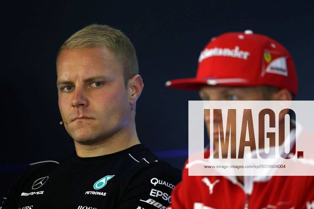 press conference PK Pressekonferenz Valtteri Bottas (FIN) Mercedes AMG F1 W08 and Kimi Raikkonen (FIN) Scuderia Ferrari SF70H Belgian Grand Prix, Spa-Francorchamps 24 - 27 August 2017 24.08.2017 - Press conference, Valtteri Bottas (FIN) Mercedes AMG F1 W08 and Kimi Raikkonen (FIN) Scuderia Ferrari SF70H