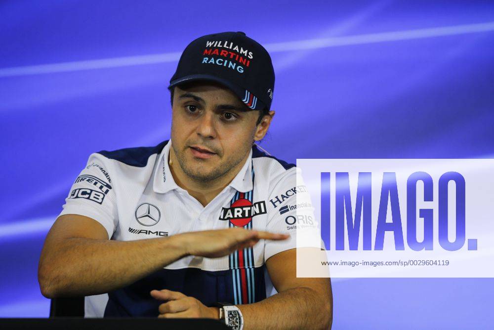 Felipe Massa of Brazil and Williams Martini Racing is seen in the press conference PK Pressekonferenz during the Formula 1 Grand Prix of Belgium at Circuit de Spa-Francorchamps, Stavelot, Belgium on 24 August 2017.