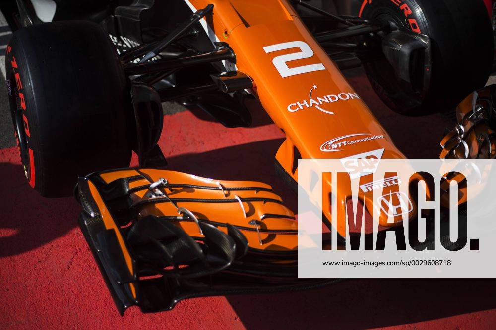 Spa, Belgium - 02 VANDOORNE Stoffel from Belgium of McLaren Honda front wing during the Formula One Belgian Grand Prix at Circuit de Spa-Francorchamps on August 24, 2017 in Spa, Belgium. F1 Grand Prix of Belgium - Thursday - ZUMAn230 20170824_zaa_n230_271