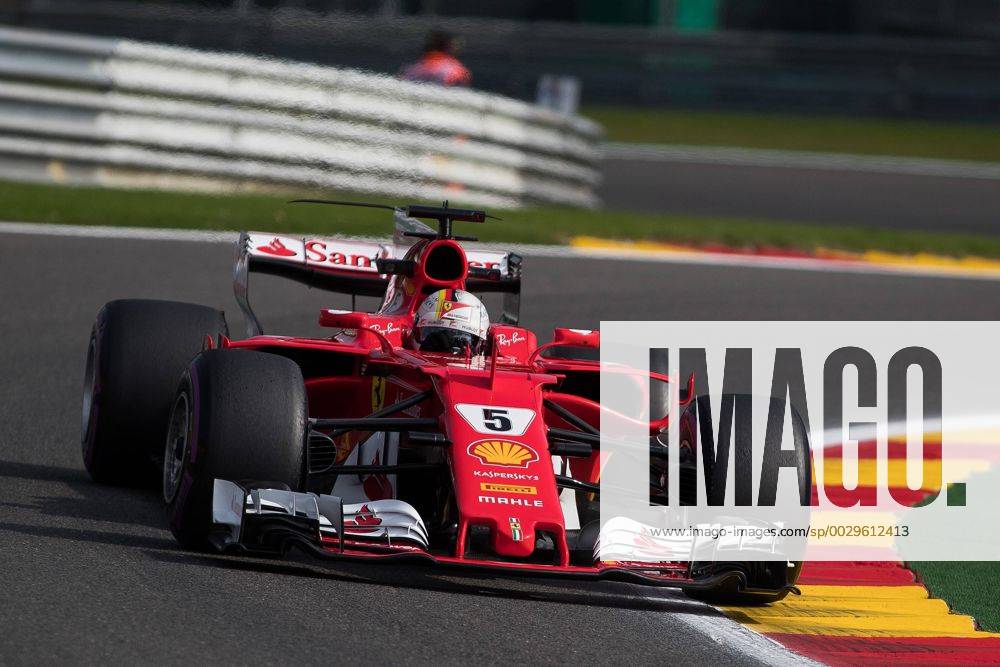 Sebastian Vettel, Scuderia Ferrari, formula 1 GP, Belgien in Spa, 25.08.2017 Photo:mspb Alonso Sebastian Vettel, formula 1 GP, Belgien