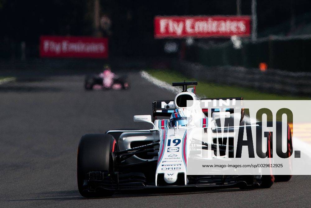 25th August 2017, Circuit de Spa-Francorchamps, Belgium; Belgium Grand Prix, Friday Practice; Felipe MASSA from Brazil of Team Williams Martini Racing, Williams FW40, Mercedes-Benz M08 Hybrid, EQ Power+ during the FP1 Alonsox ActionPlus11920258