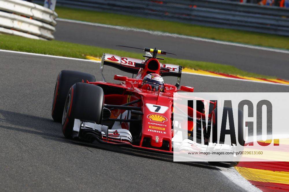 Motorsports: FIA Formula One World Championship WM Weltmeisterschaft 2017, Grand Prix of Belgium, 7 Kimi Raikkonen (FIN, Scuderia Ferrari), Spa-Francorchamps Belgium ZWEIx