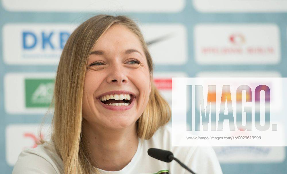 - SPORT Gina Lueckenkemper (GER, Sprinterin) Leichtathletik ISTAF - Internationales Leichtathletik-Meeting, Pressekonferenz im Marshall-Haus auf dem Messegelaende in Berlin, Deutschland am 25.08.2017,