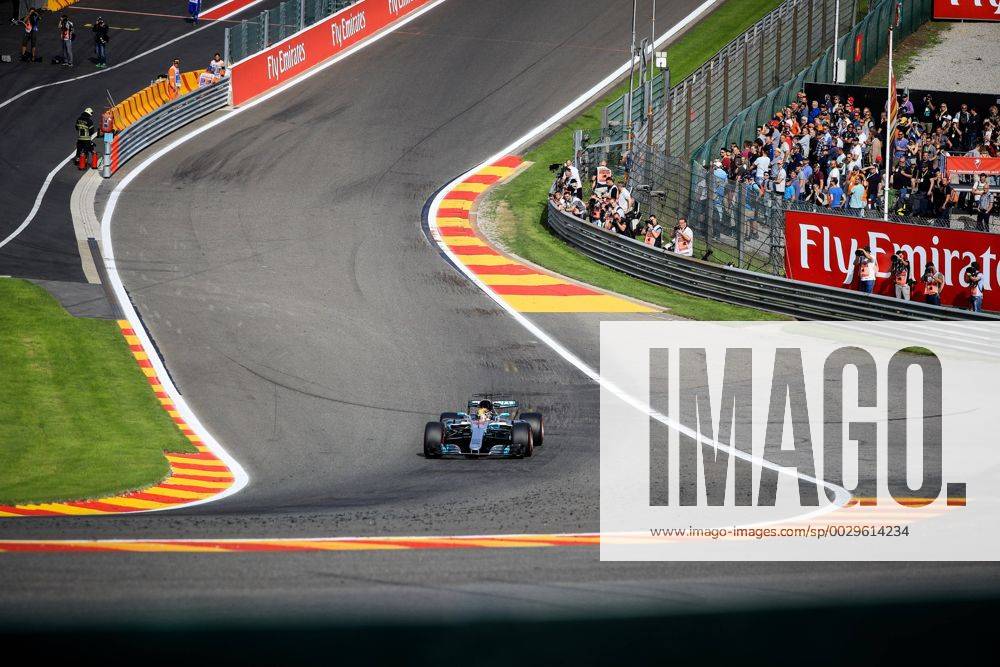 Spa 25 08 2017 Formule 1 GP F1 Belgique Vendredi Essais 1 Hamilton Nâˆž44 Mercedes FORMULE 1 : Grand Prix de Belgique - Essais - Spa-Francorchamps - 24-25 08 2017 PHOTONEWS PANORAMIC