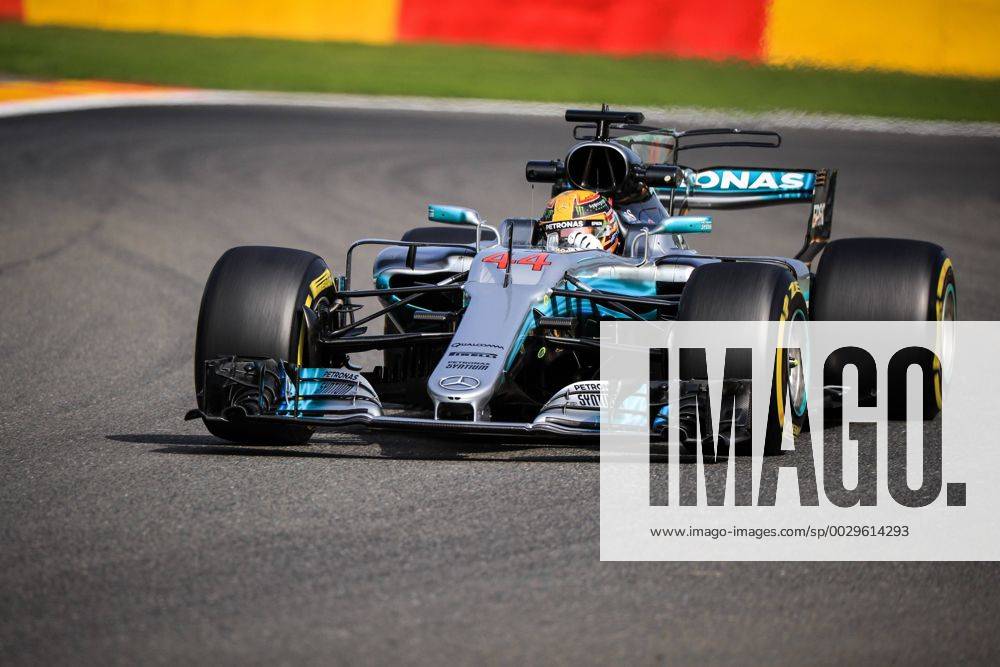 Spa 25 08 2017 Formule 1 GP F1 Belgique Vendredi Essais 1 Hamilton Nâˆž44 Mercedes FORMULE 1 : Grand Prix de Belgique - Essais - Spa-Francorchamps - 24-25 08 2017 PHOTONEWS PANORAMIC