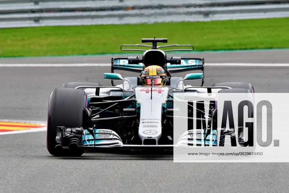 Lewis Hamilton (GB 44), Mercedes AMG Petronas Motorsport, Grosser Preis von Belgien 2017, 2tes freies Training, Motorsport, Formel 1, 25.08.2017, Spa-Francorchamps