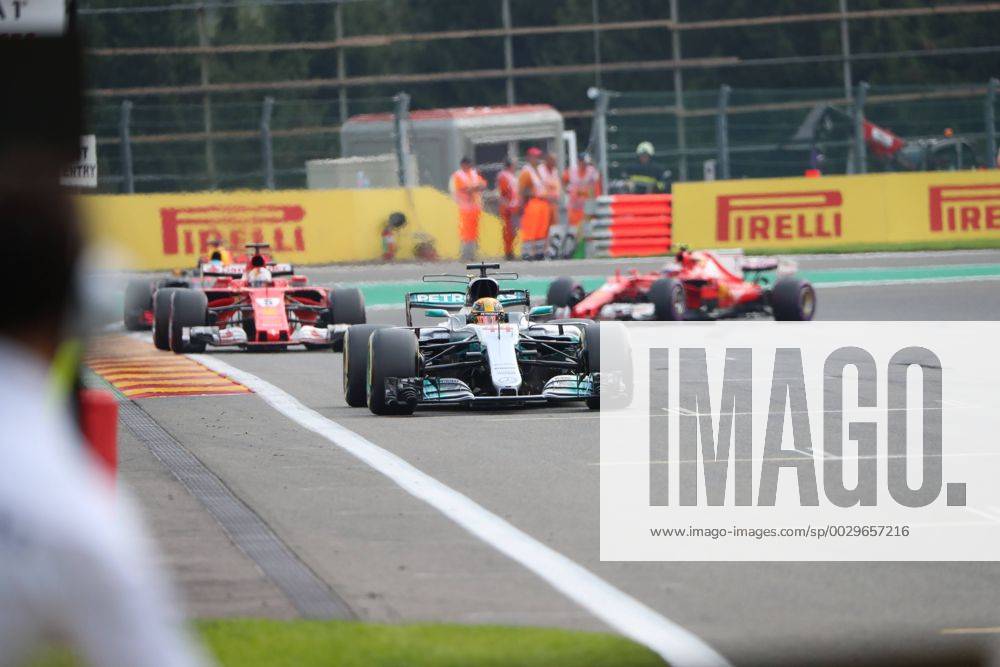 Mercedes British driver Lewis Hamilton pictured in action during the Spa-Francorchamps Formula One Grand Prix of Belgium race, in Spa-Francorchamps, Sunday 27 August 2017. BENOITxDOPPAGNE x05153162x