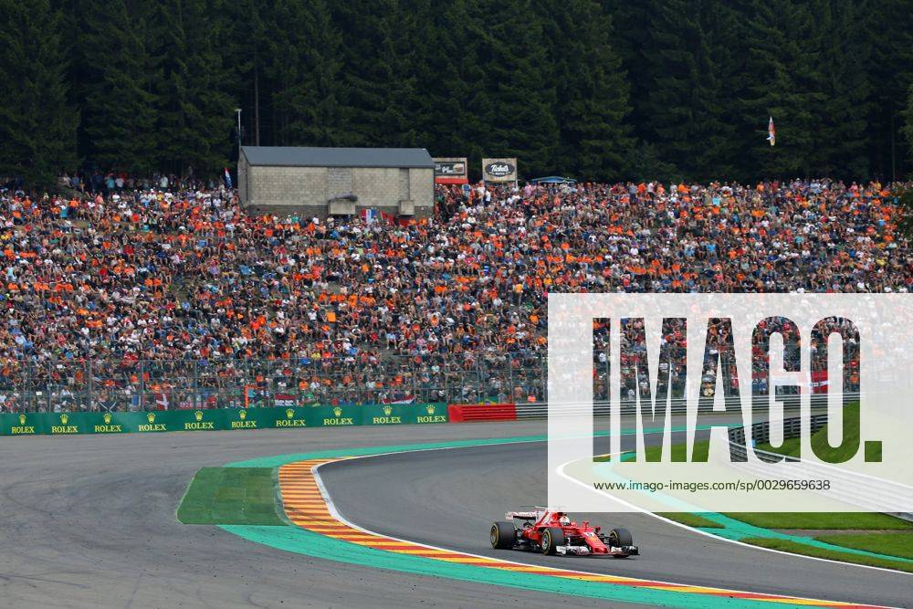 Race, Sebastian Vettel (GER) Scuderia Ferrari SF70H Belgian Grand Prix, Spa-Francorchamps 24 - 27 August 2017 27.08.2017 - Race, Sebastian Vettel (GER) Scuderia Ferrari SF70H