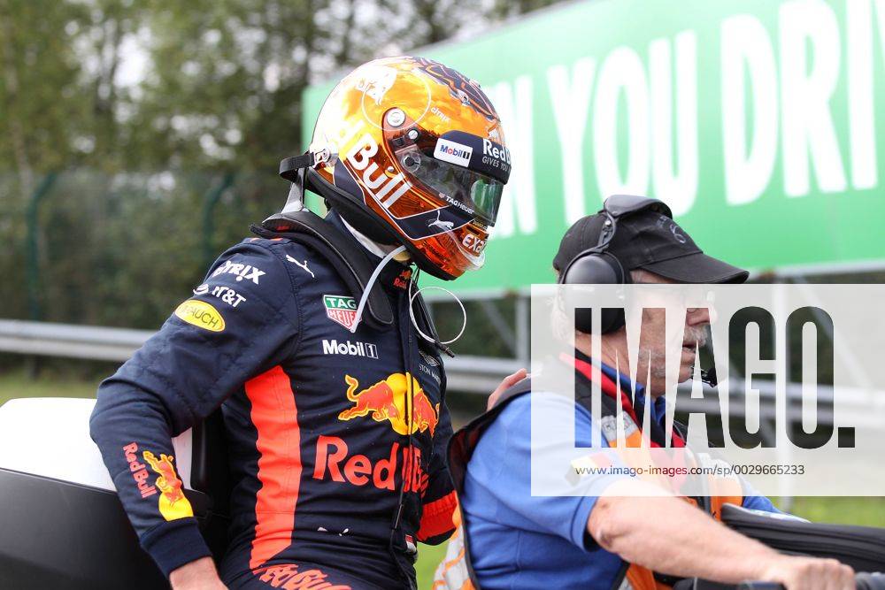 Ausfall, Max Verstappen, Red Bull Racing, formula 1 GP, Belgien in Spa, 27.08.2017 Photo:mspb Stiefel Max Verstappen, Ausfall, formula 1 GP, Belgien