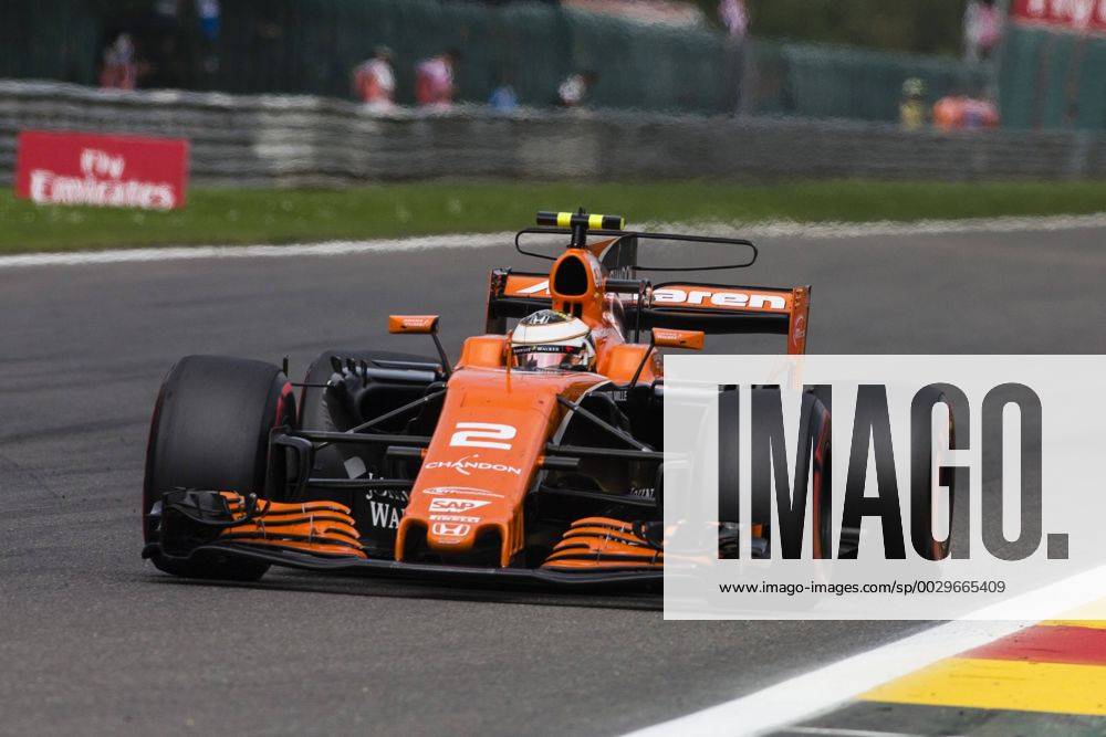 Spa, Belgium - 02 VANDOORNE Stoffel from Belgium of McLaren Honda during the Formula One Belgian Grand Prix at Circuit de Spa-Francorchamps on August 27, 2017 in Spa, Belgium. F1 Grand Prix of Belgium - ZUMAn230 20170827_zaa_n230_342