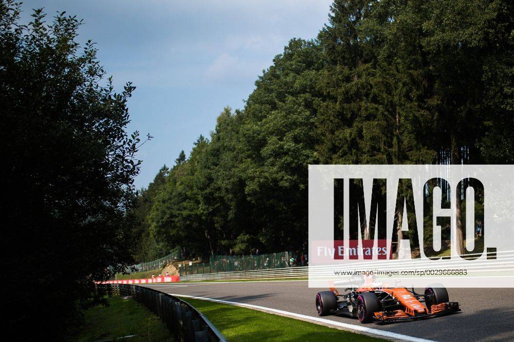 27th August 2017, Circuit de Spa-Francorchamps, Belgium; Belgium Grand Prix, Race Day; Stoffel VANDOORNE from Belgium of Team McLaren-Honda, McLaren MCL32 Honda RA617H Hybrid during the Belgian GP Alonsox ActionPlus11922815