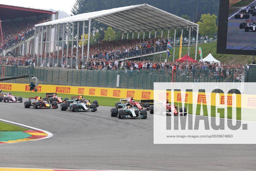 Start F1 GP Belgien, Grosser Preis von Belgien 2017, Rennen, Motorsport, Formel 1, 27.08.2017, Spa-Francorchamps