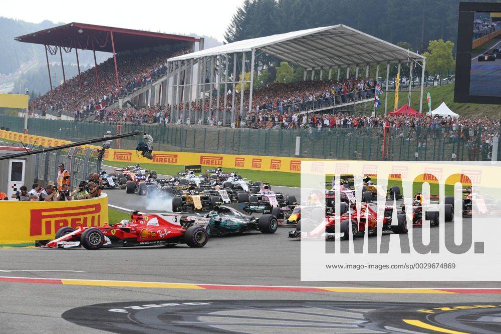 Start F1 GP Belgien, Grosser Preis von Belgien 2017, Rennen, Motorsport, Formel 1, 27.08.2017, Spa-Francorchamps