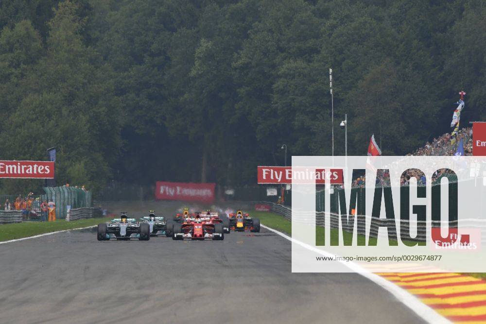 Start F1 GP Belgien, Grosser Preis von Belgien 2017, Rennen, Motorsport, Formel 1, 27.08.2017, Spa-Francorchamps