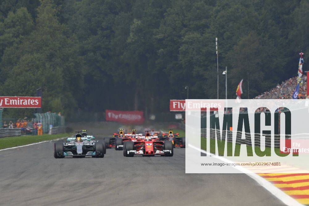 Start F1 GP Belgien, Grosser Preis von Belgien 2017, Rennen, Motorsport, Formel 1, 27.08.2017, Spa-Francorchamps