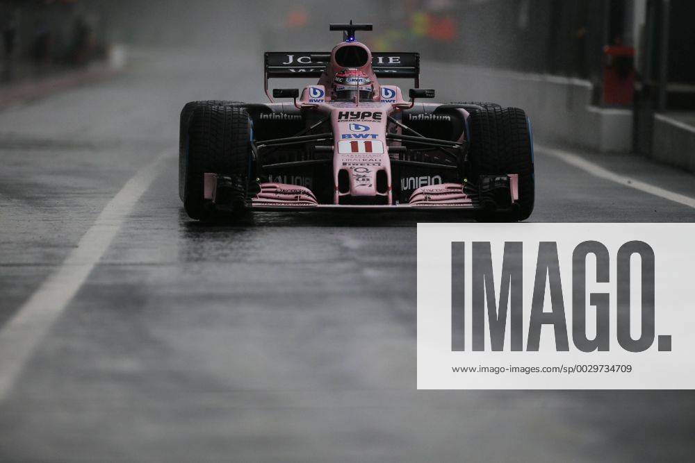 Sergio Perez of Mexico and Sahara Force India F1 team during the Formula 1 Grand Prix of Italy at the Autodromo di Monza, Monza, Italy on 2 September 2017.
