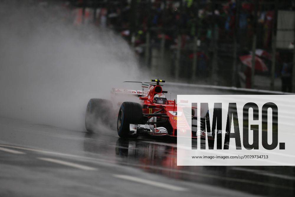 Kimi Raikkonen of Finland and Scuderia Ferrari during the Formula 1 Grand Prix of Italy at the Autodromo di Monza, Monza, Italy on 2 September 2017.