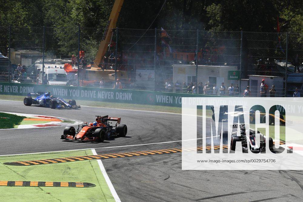 3rd September 2017, Autodromo Nazionale Monza, Monza; Italian Grand Prix, Race Day; Romain Grosjean - Haas F1 Team VF-17 xOctanex ActionPlus11925455