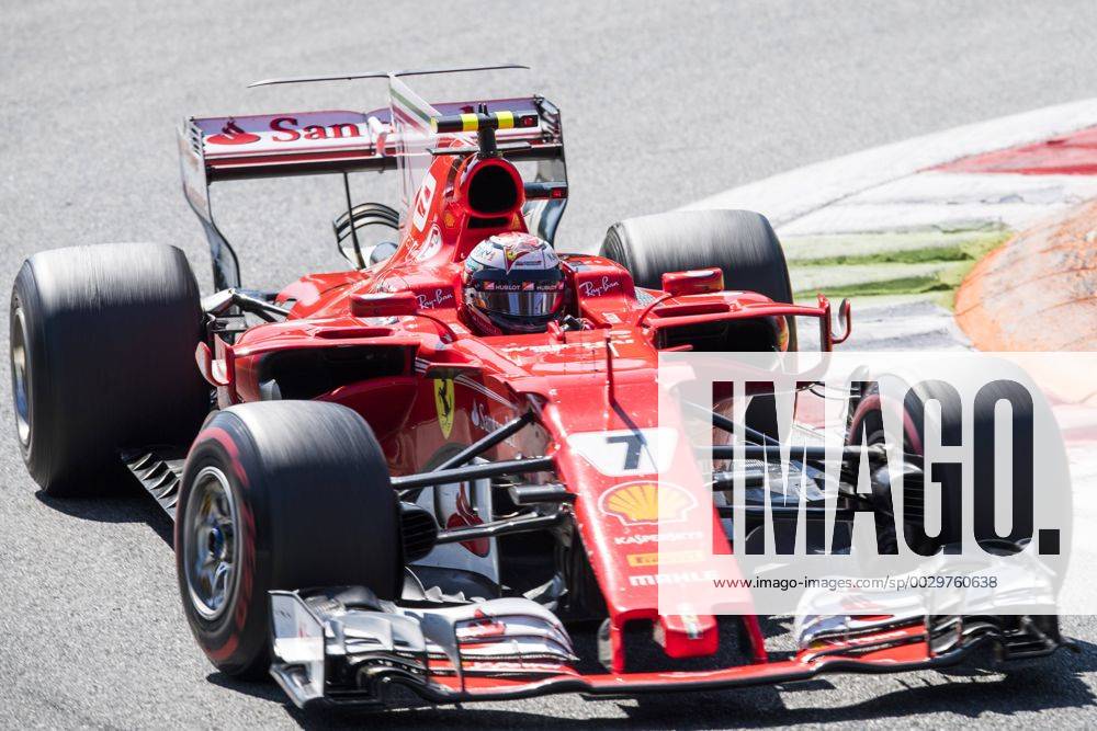 Motorsports: FIA Formula One World Championship WM Weltmeisterschaft 2017, Grand Prix of Italy, 7 Kimi Raikkonen (FIN, Scuderia Ferrari), Monza Italy ZWEIx