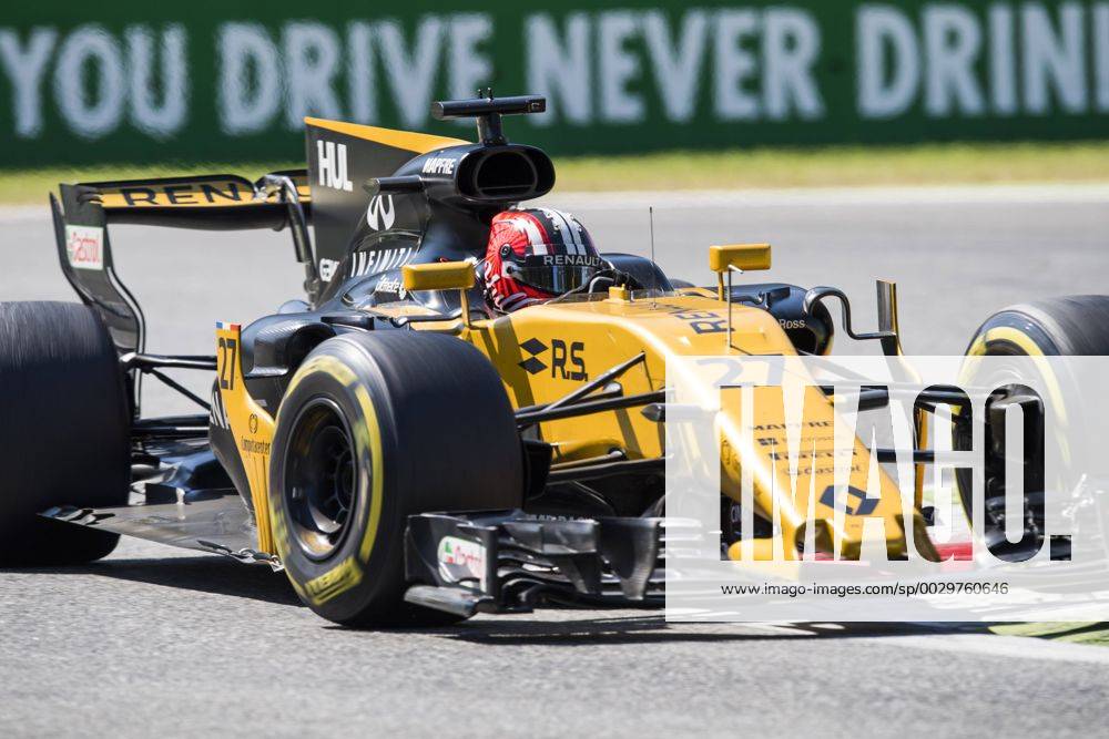 Motorsports: FIA Formula One World Championship WM Weltmeisterschaft 2017, Grand Prix of Italy, 27 Nico Hulkenberg (GER, Renault F1 Team), Monza Italy ZWEIx