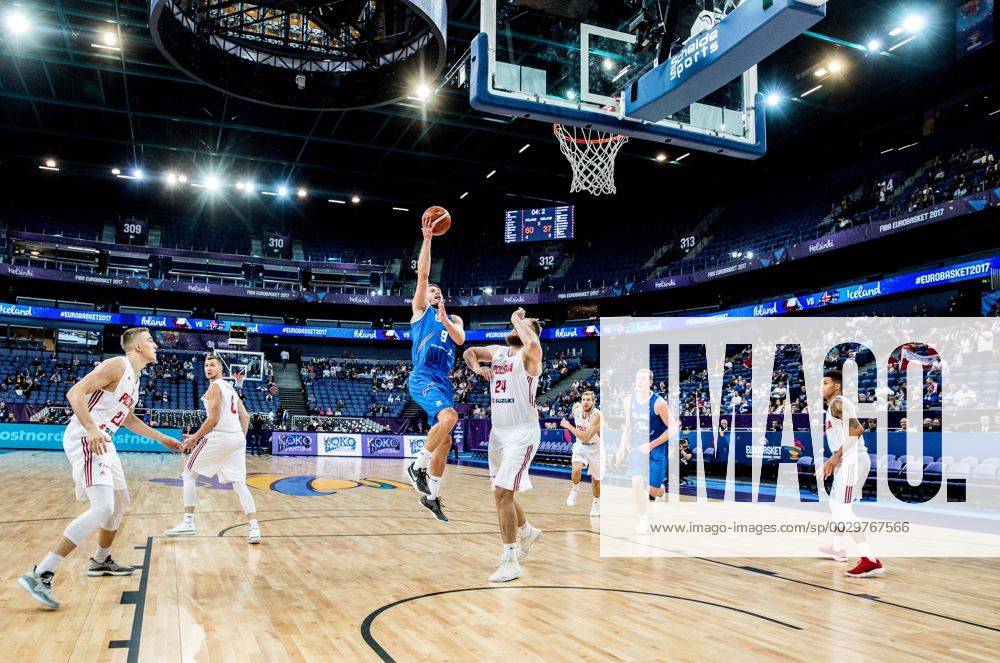 Hartwall Arena, Helsinki, FIN, FIBA EuroBasket 2017, Polen vs Island, Gruppe A, im Bild Jon Arnor Stefansson of Iceland during the EuroBasket 2017, Group A Match between Poland and Iceland at the Hartwall Arena in Helsinki, Finland on 2017 09 02. Helsinki EX_SPIDA