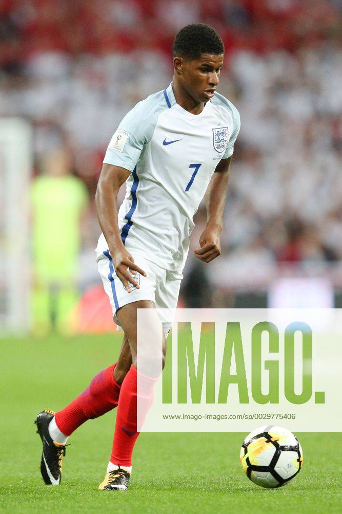 EnglandÕs Marcus Rashford during the World Cup Qualifying - European - Group F match at Wembley Stadium, London. Picture date 4th September 2017. Picture credit should read: Charlie Forgham-Bailey Sportimage .
