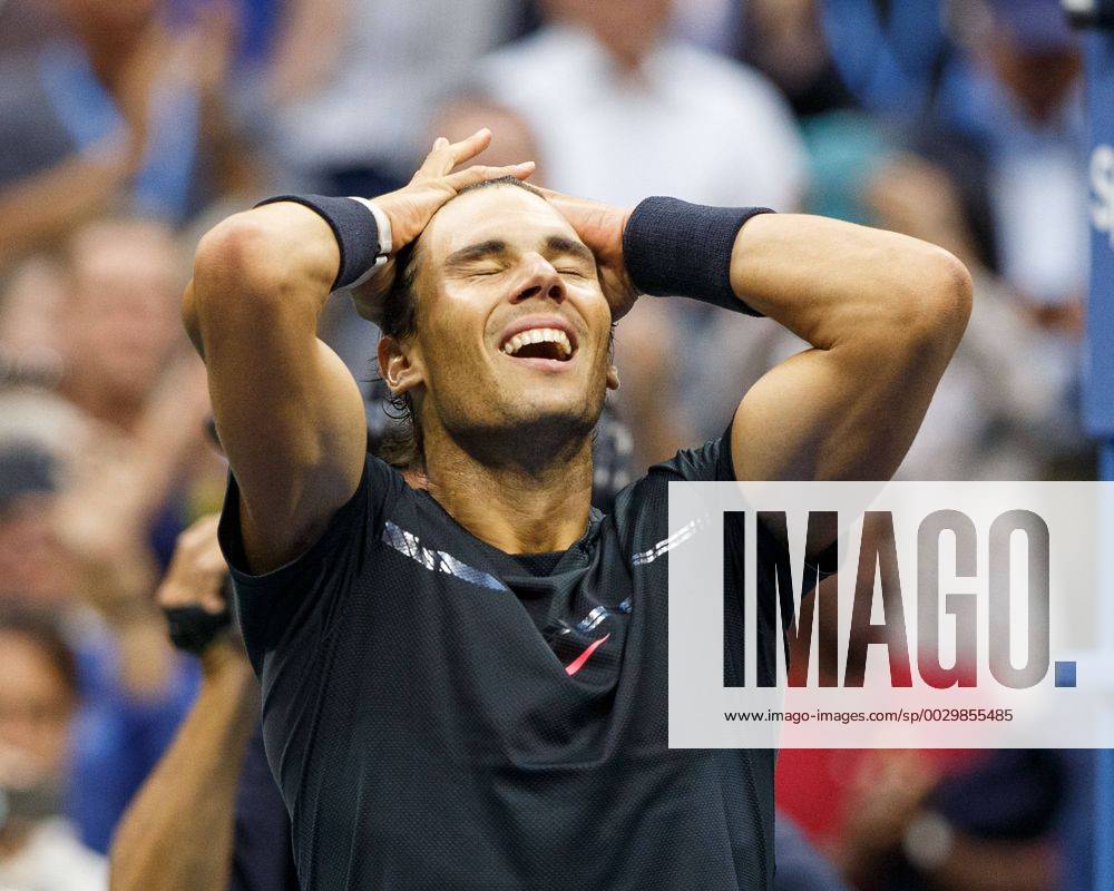 Rafael Nadal ESP cheering After his Victory cheering happiness Emotion Final Tennis U.S. Open 2017 Grand Slam ITF ATP WTA Billie Jean King Tennis Center New York New York USA 10 September 2017
