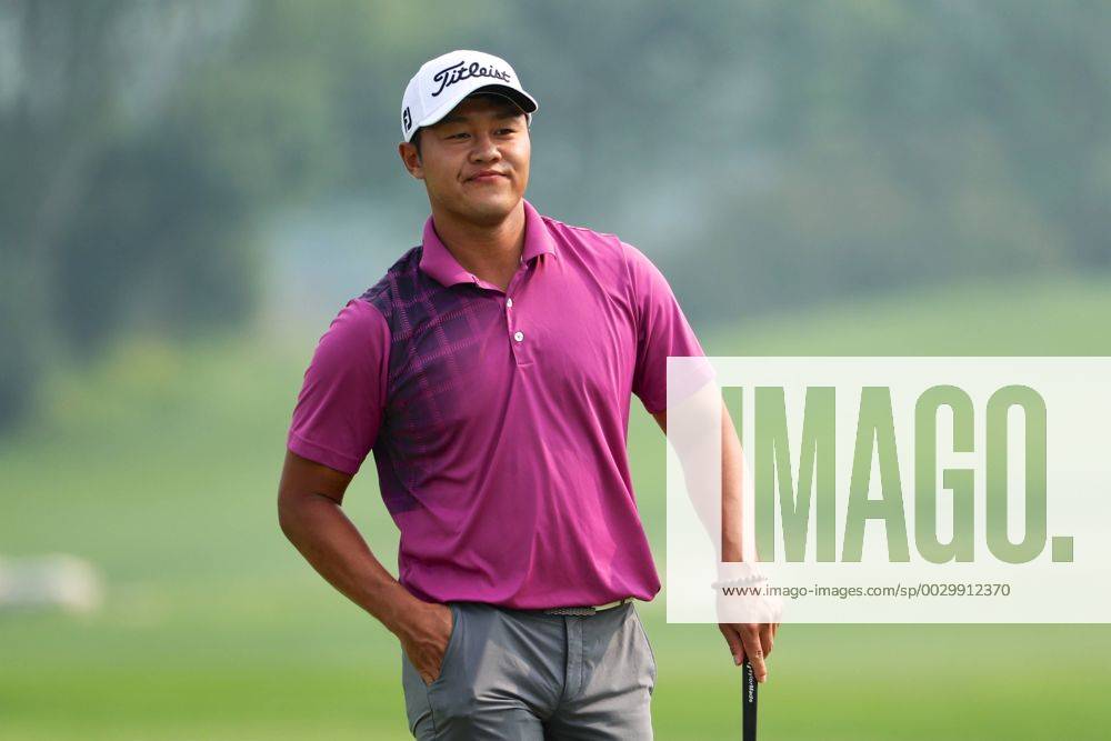 Sunil Jung of Canada in action during the second round of The Beijing Classic (Golf) as part of China Tour at Beijing Topwin Golf Country Club on September 15, 2017 in Beijing, China.