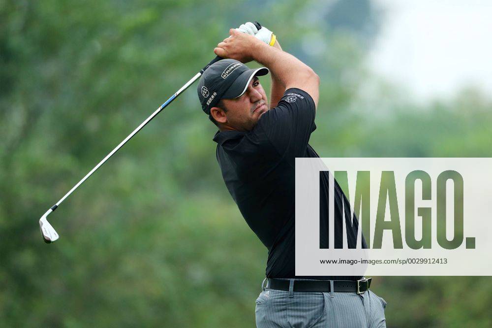 Joseph Gunerman of the United States in action during the second round of The Beijing Classic (Golf) as part of China Tour at Beijing Topwin Golf Country Club on September 15, 2017 in Beijing, China.