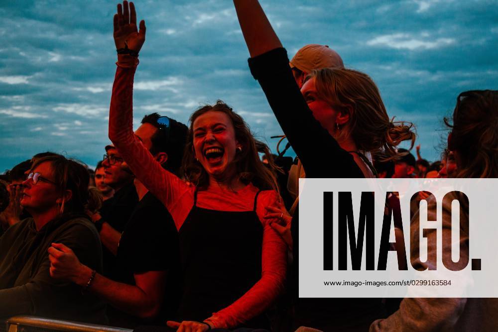 Illustration picture shows festival-goers during the second day of the 2023 edition of the Dour festival in Dour, on Thursday 13 July 2023. The festival takes place from 12 to 16 July. JUSTINxNAMUR 70575337