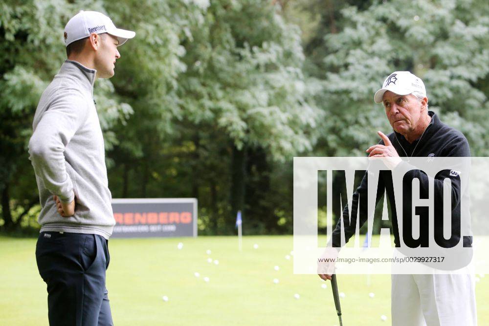 The German Major Winner and best German Golfers Martin Kaymer ger with the 81 year old 9 times Major Winner Gary Player the Golf tournament in Frankfurt Golf Club Host is The Private bank Berenberg Frankfurt at Main