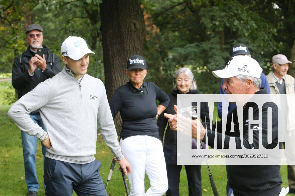 The German Major Winner and best German Golfers Martin Kaymer ger with the 81 year old 9 times Major Winner Gary Player the Golf tournament in Frankfurt Golf Club Host is The Private bank Berenberg Frankfurt at Main