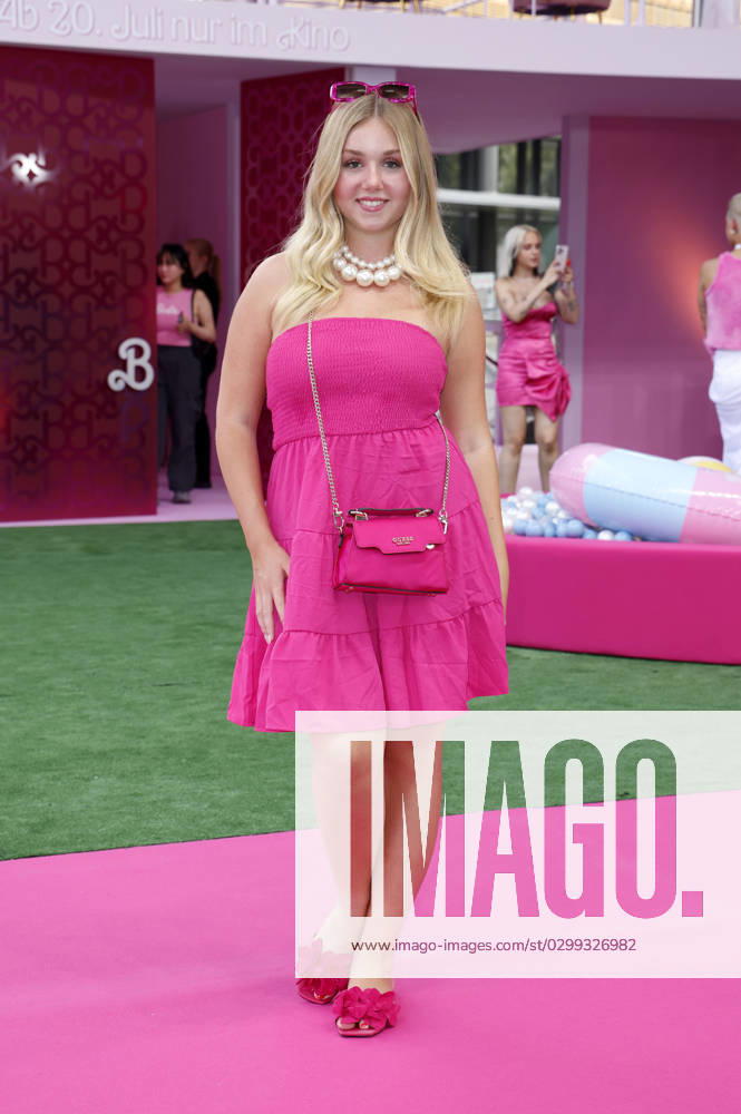 Dalia Mya Schmidt Foß at the German premiere of the feature film Barbie at the Theater am Potsdamer Platz Berlin, 15 07 2023 Foto:xS.xGabschx xFuturexImage