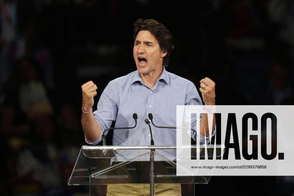 Prime Minister Justin Trudeau speaks during the opening ceremony of the North American Indigenous Games 2023 in Halifax, Sunday, July 16, 2023. Halifax Canada - ZUMAc35_ 20230716_zaf_c35_100