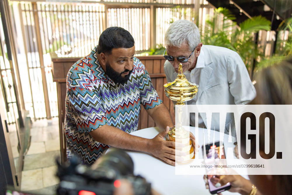 Celebrities At We The Best Foundation Golf Classic VIP Reception. Featuring: DJ Khaled & Bob Greenberg Where: Miami, Florida, United States When: 19 Jul 2023 Credit: Seth Browarnik startraksphoto.com