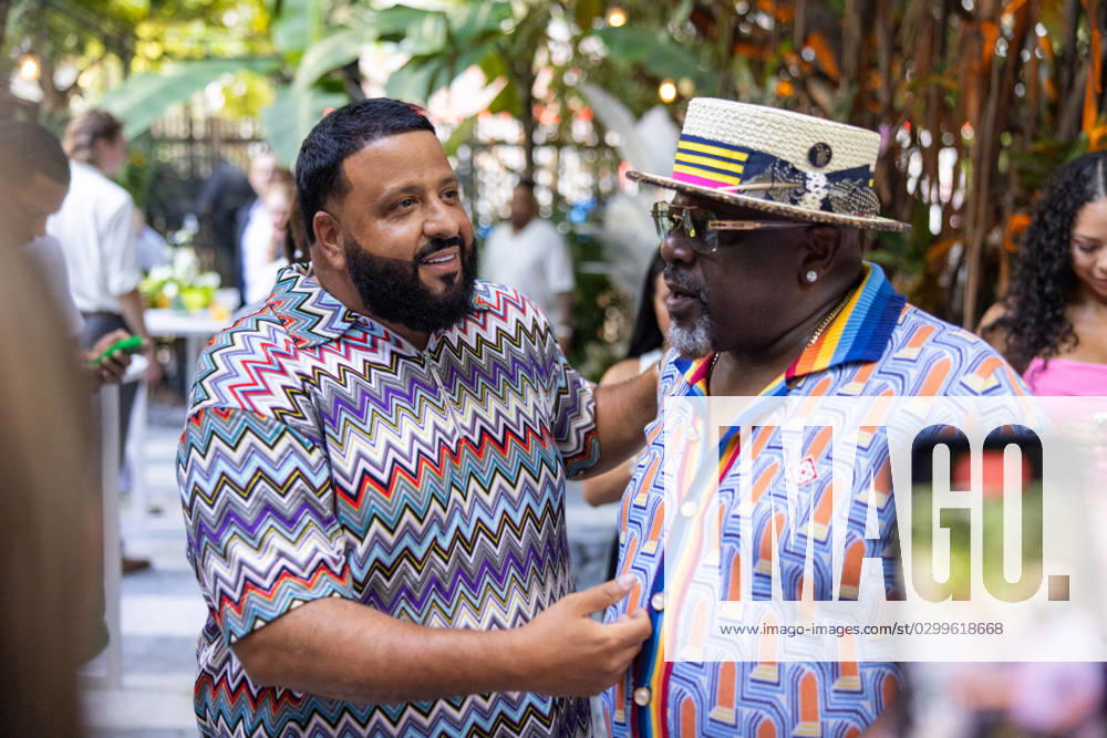 Celebrities At We The Best Foundation Golf Classic VIP Reception. Featuring: DJ Khaled & Cedric The Entertainer Where: Miami, Florida, United States When: 19 Jul 2023 Credit: Seth Browarnik startraksphoto.com